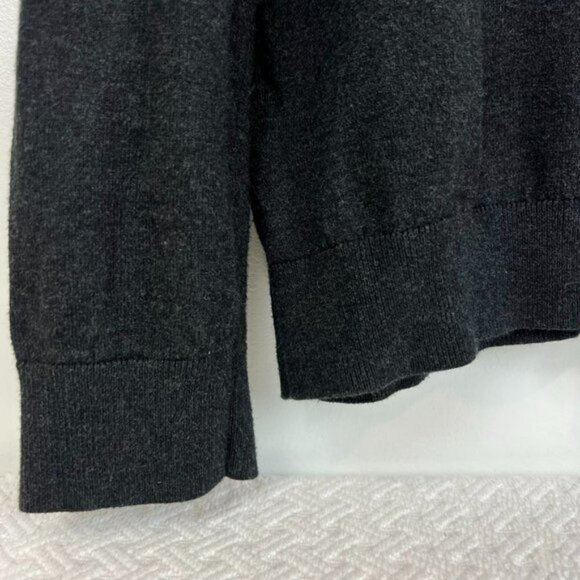 RW&Co Men's XL Dark Gray Collared Long Sleeve sweater Knit 100% Cotton - Picture 7 of 11